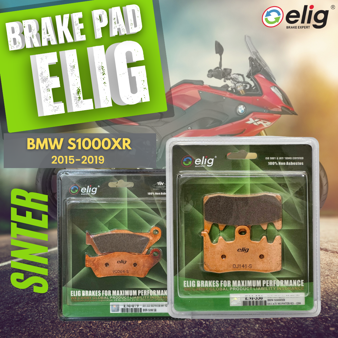 Bố thắng Elig Sinter dành cho xe BMW S1000XR 2015-2019 (Trước EM-336,