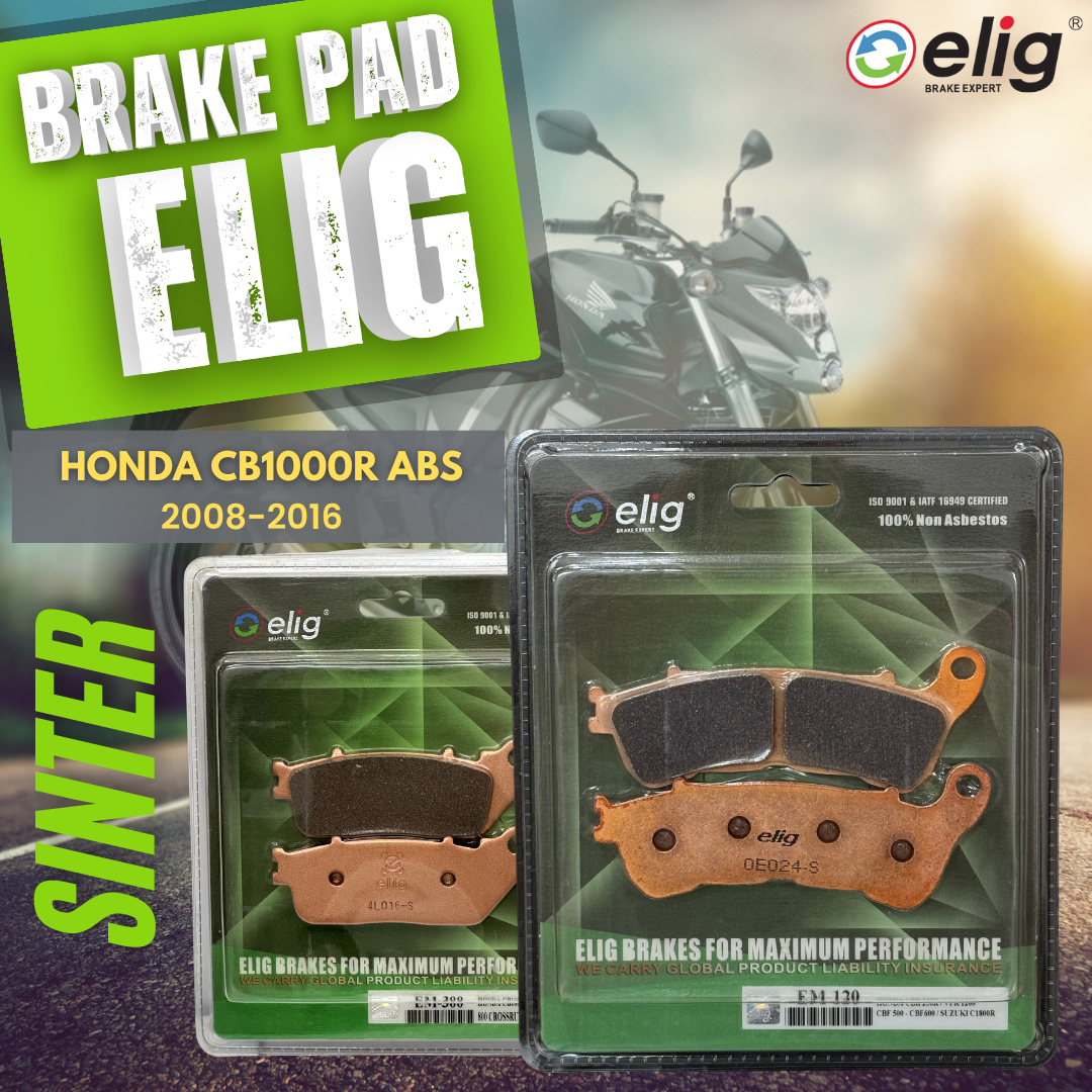 Bố thắng Elig Sinter dành cho xe HONDA CB1000R ABS 2008-2016 (Trước EM
