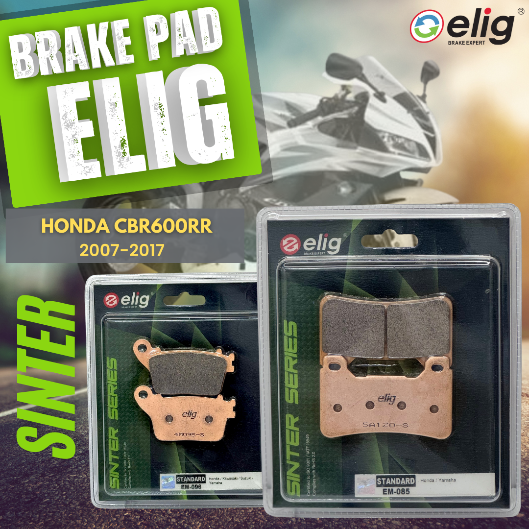 Bố thắng Elig Sinter dành cho xe HONDA CBR600RR 2007-2017(Trước EM-085