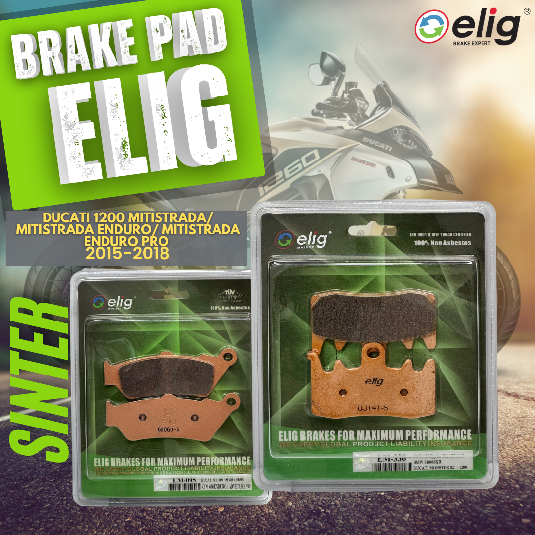 Bố thắng Elig Sinter dành cho xe DUCATI MUTISTRADA 1200 _EDURO_ENDORO PRO 2015-2018