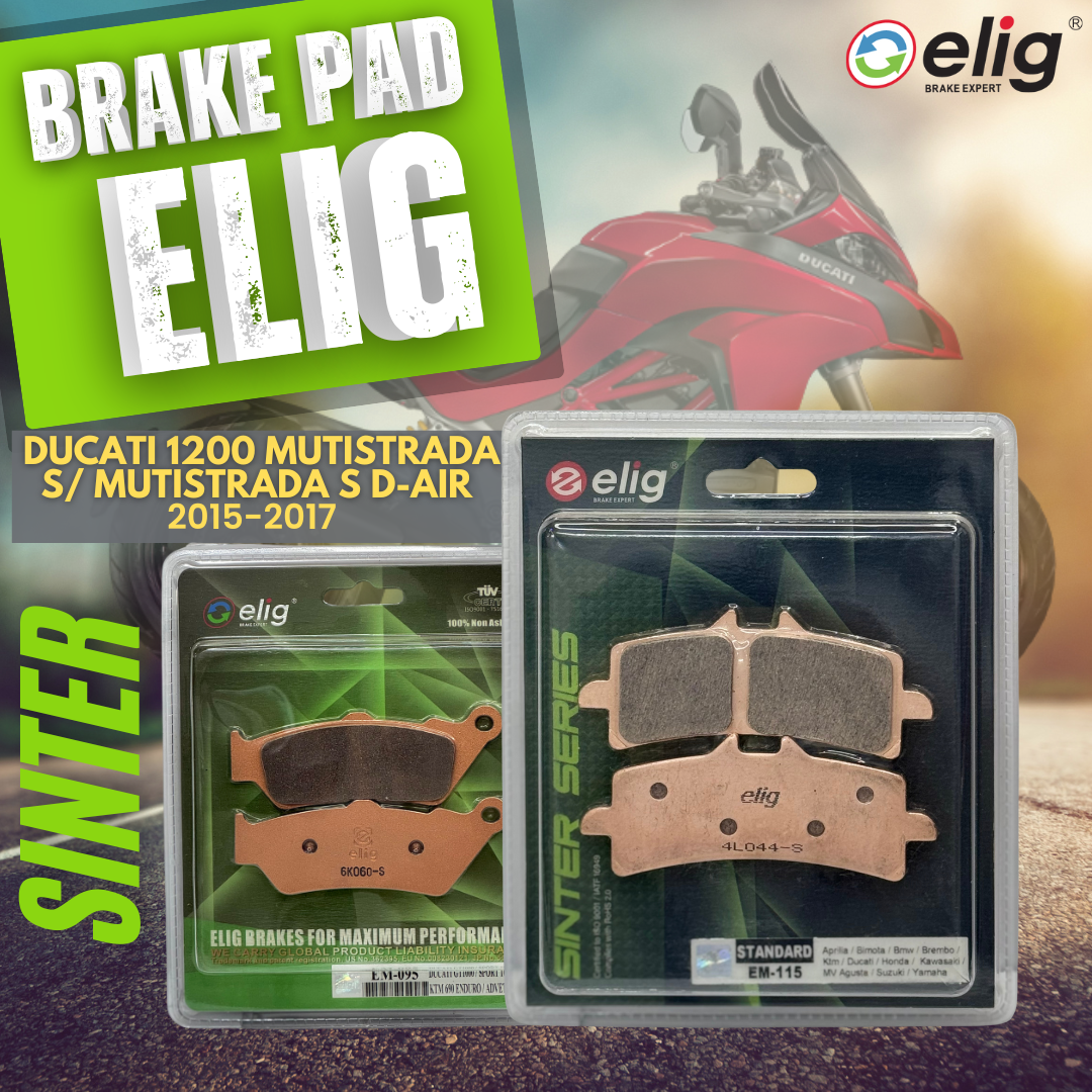 Bố thắng Elig Sinter dành cho xe DUCATI MUTISTRADA 1200 S_ D-AIR 2015-2017