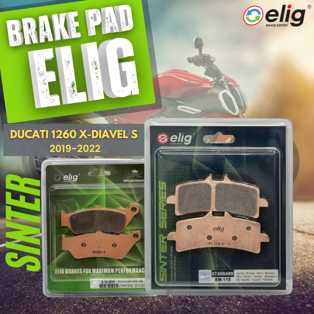 Bố thắng Elig Sinter dành cho xe Ducati DUCATI 1260 X-DIAVEL S 2019-2022
