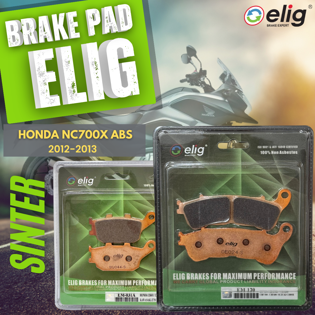 Bố thắng Elig Sinter dành cho xe HONDA NC700X ABS 2012-2013
