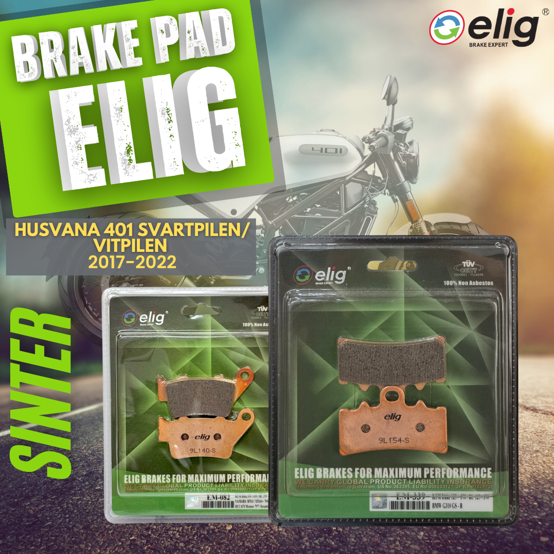 Bố thắng Elig Sinter dành cho xe HUSQVANA 401 Svartpilen_ Vitpilen  2017-2022