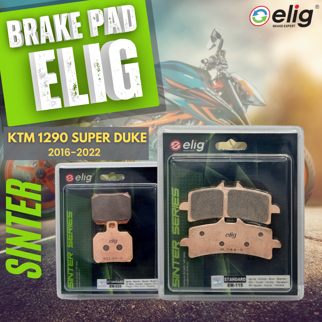 Bố thắng Elig Sinter dành cho xe KTM 1290 SUPER DUKE 2016-2022