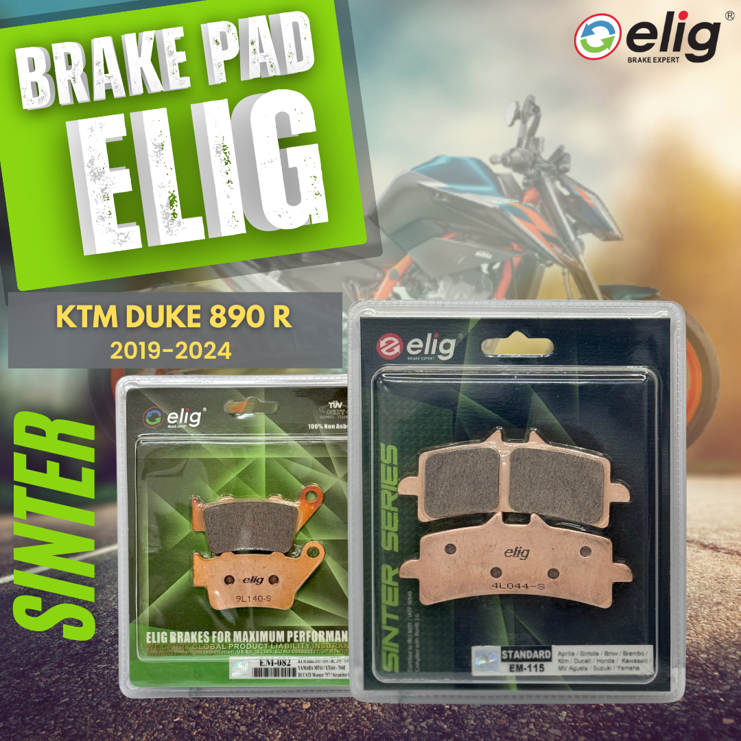 Bố thắng Elig Sinter dành cho xe KTM DUKE 890 R 2019-2024