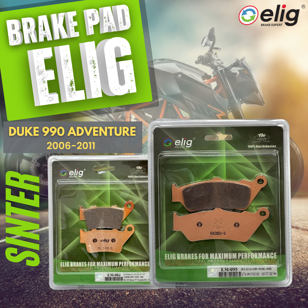 Bố thắng Elig Sinter dành cho xe KTM DUKE 990 ADV 2006-2011