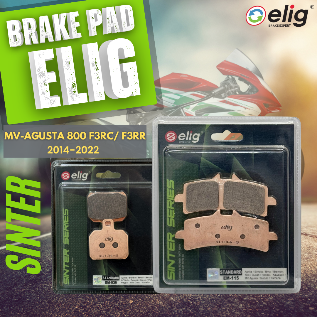 Bố thắng Elig Sinter dành cho xe MV AGUSTA F3 800RC_RR