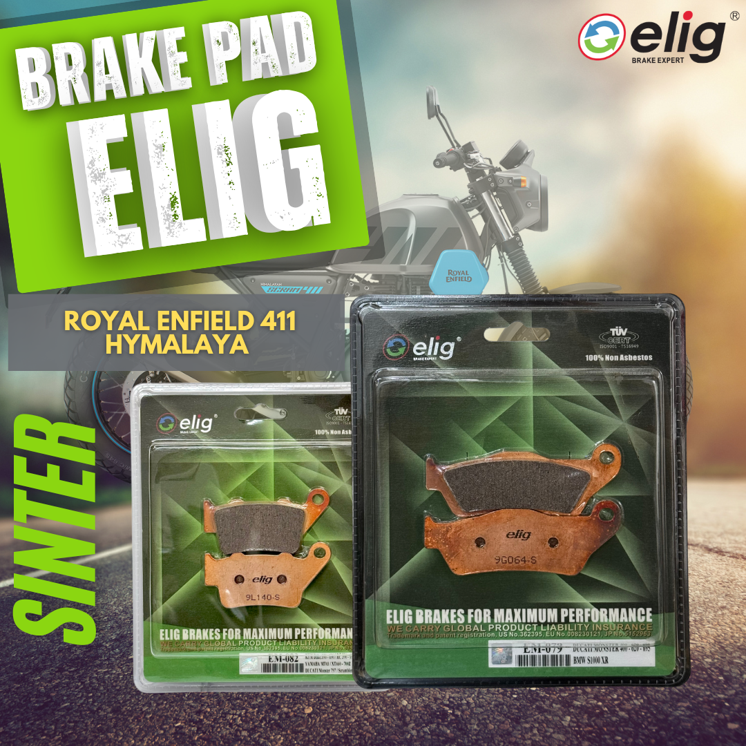 Bố thắng Elig Sinter dành cho xe ROYAL ENFIELD 411 HYMALAYA (Trước EM-079, Sau EM-082)