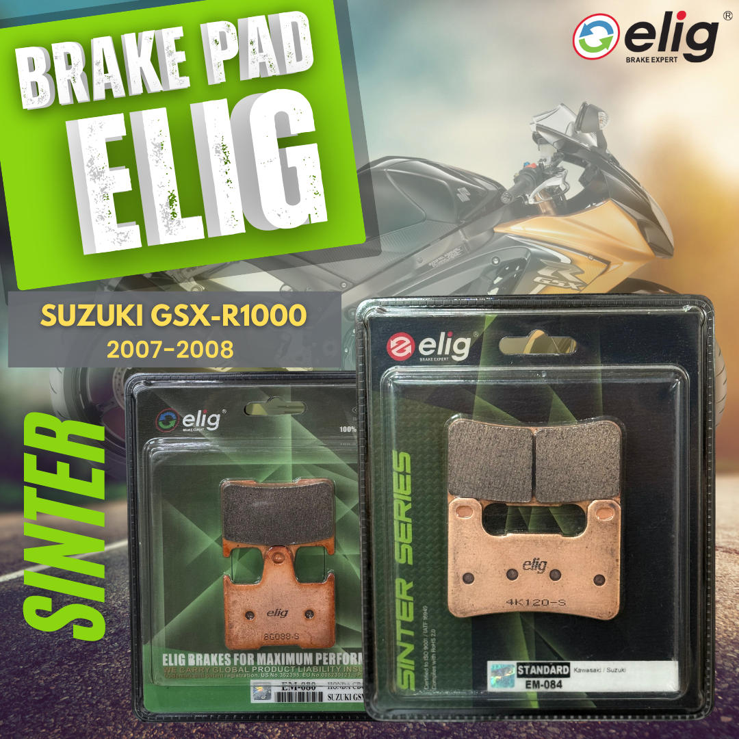 Bố thắng Elig Sinter dành cho xe SUZUKI GSX-R1000 2007-2008