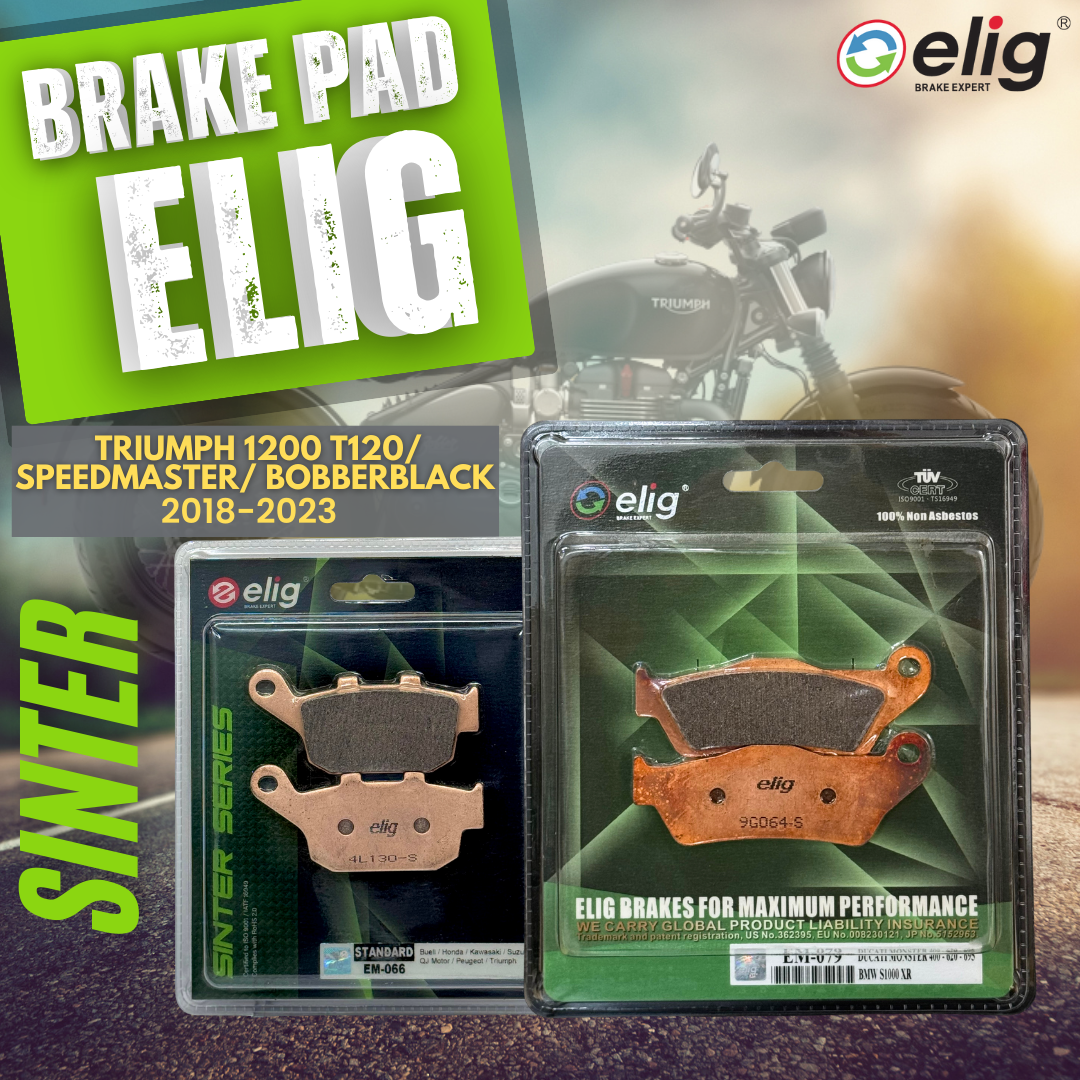 Bố thắng Elig Sinter dành cho xe TRIUMPH T120 2018-2023