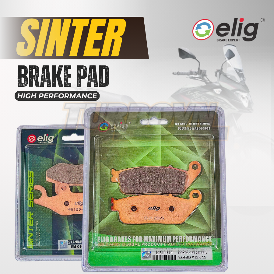 Bố thắng Elig Sinter dành cho xe KAWASAKI VERSYS 300 