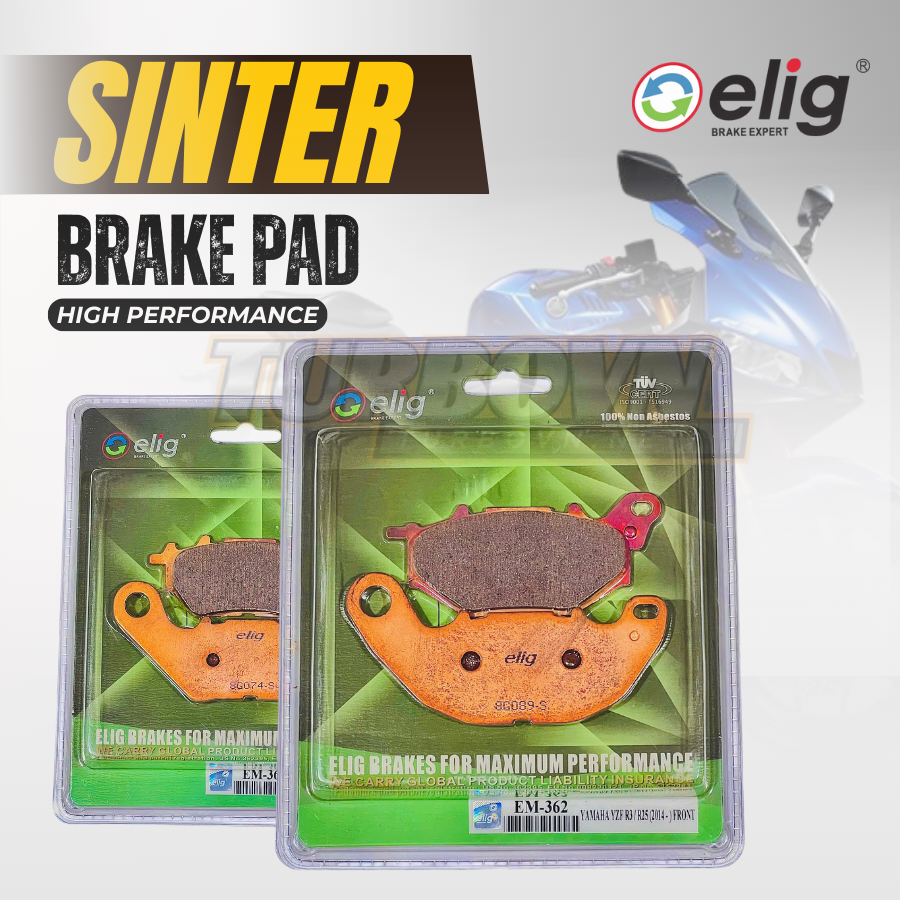 Bố thắng Elig Sinter dành cho xe YAMAHA R03 2015-2023 
