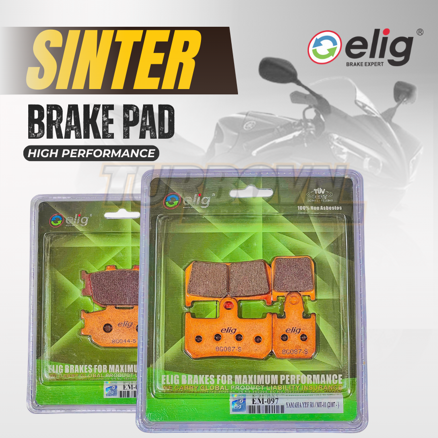 Bố thắng Elig Sinter dành cho xe YAMAHA YZF R1 2007-2008 