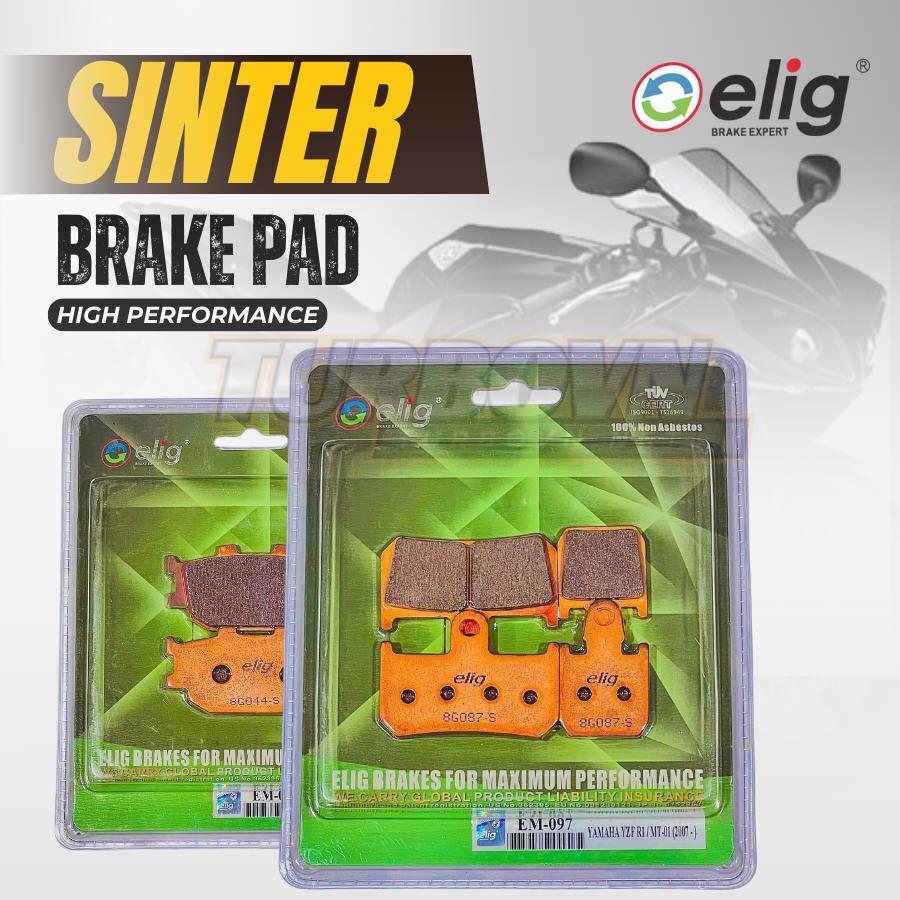 Bố thắng Elig Sinter dành cho xe YAMAHA YZF R1 2009-2014