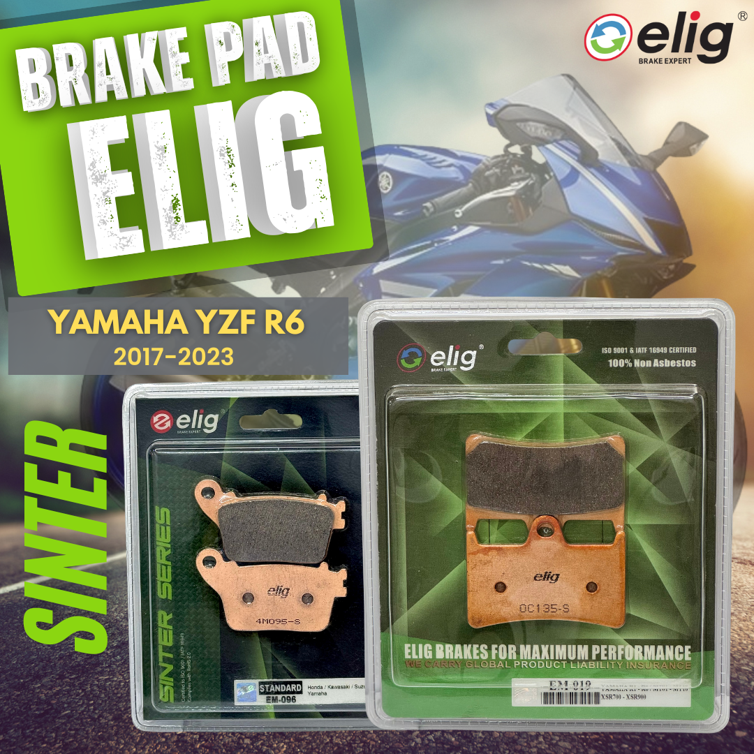 Bố thắng Elig Sinter dành cho xe YAMAHA R6 2017-2023