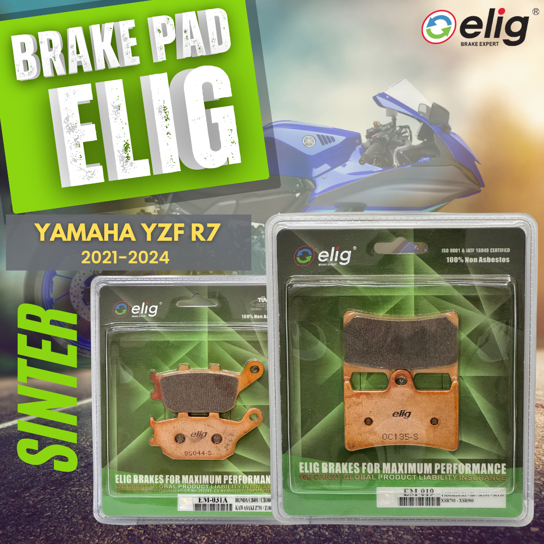 Bố thắng Elig Sinter dành cho xe YAMAHA R7 2021-2025 